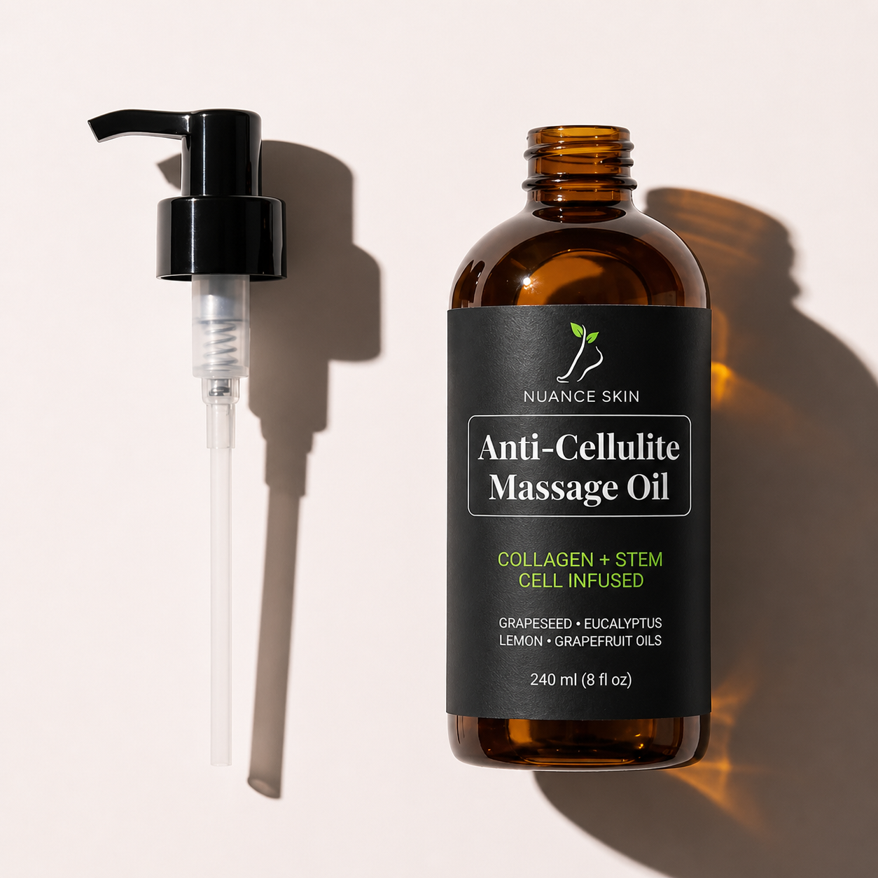 Anti-Cellulite Massage Oil (Collagen & Stem Cell Infused)
